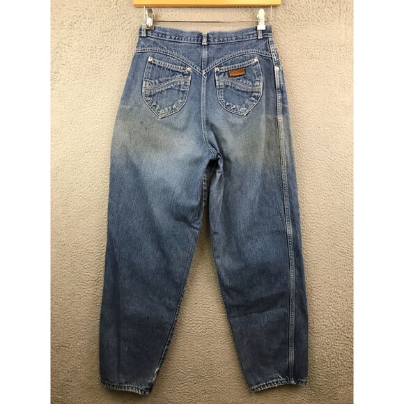 Vintage Gitano Womens High-Waisted Relaxed Fit Jeans Size 14 100% Cotton - Picture 1 of 15